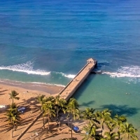 Spiaggia di Waikiki, Hawaii